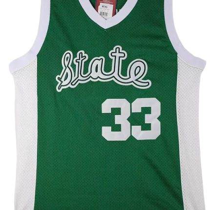 Johnson #33 State Michigan Throwback College High School Retro Jersey
