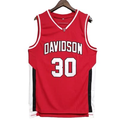 Stephen Curry #30 Davidson Throwback College High School Retro Jersey
