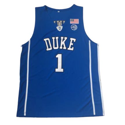 Zion Williamson #1 Duke Throwback College High School Retro Jersey