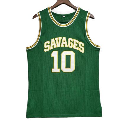 Dennis Rodman #10 Savages Throwback College High School Classic Vintage Retro Jersey